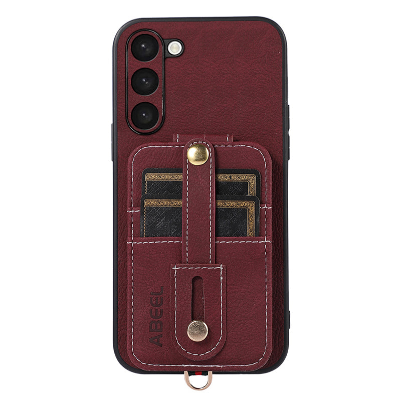ABEEL Style 02 Litchi Texture Shell for Samsung Galaxy S23 Vertical Flip Card Slots Kickstand Case PU Leather TPU PC Phone Cover ABEEL Style 02 Litchi Texture Shell for Samsung Galaxy S23 Vertical Flip Card Slots Kickstand Case PU Leather TPU PC Phone Cover